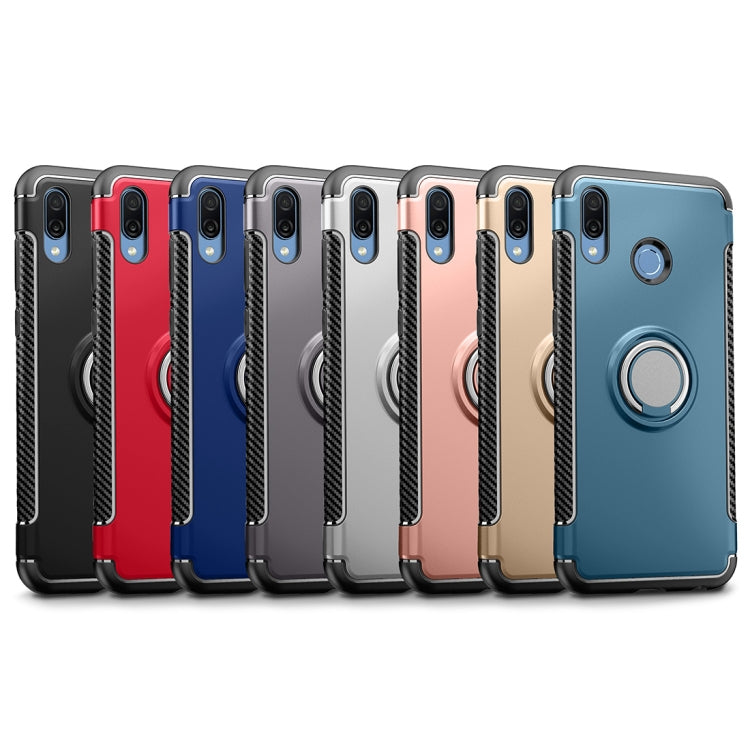 Magnetic 360 Degree Rotation Ring Armor Protective Case for Huawei Honor Play