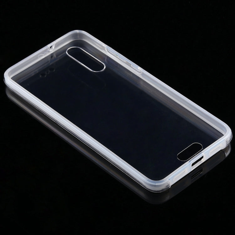 0.75mm Double-sided Ultra-thin Transparent PC + TPU Case for Huawei P20