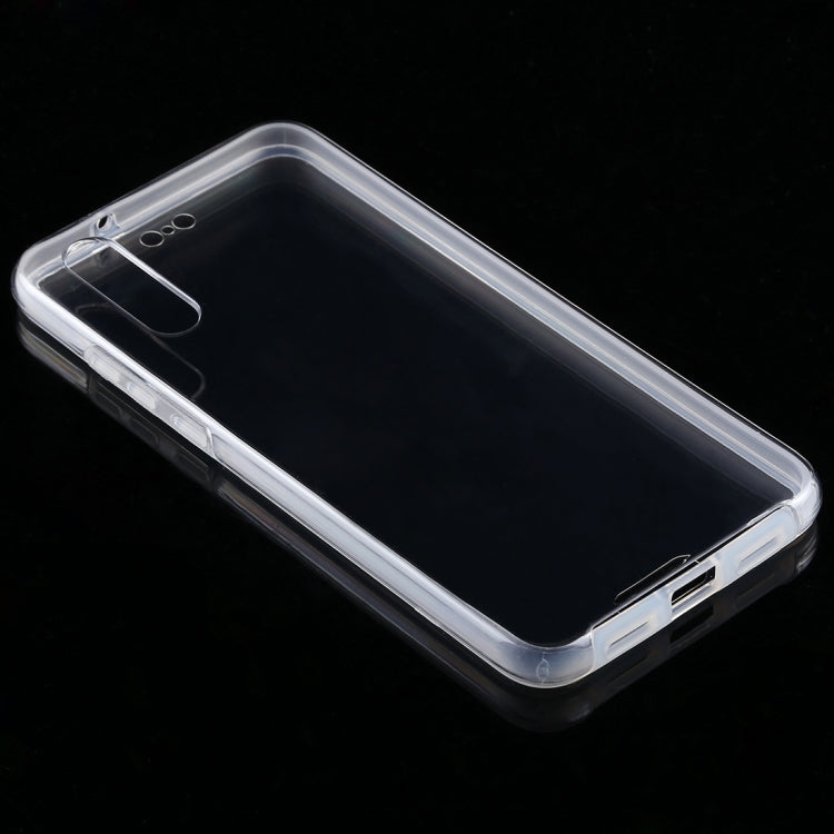 0.75mm Double-sided Ultra-thin Transparent PC + TPU Case for Huawei P20