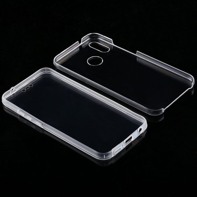 0.75mm Double-sided Ultra-thin Transparent PC + TPU Case for Huawei P20 Lite