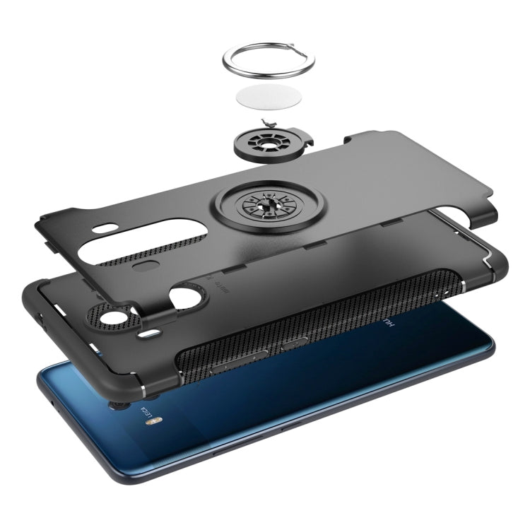 Magnetic 360 Degree Rotation Ring Holder Armor Protective Case for Huawei Mate 10 Pro