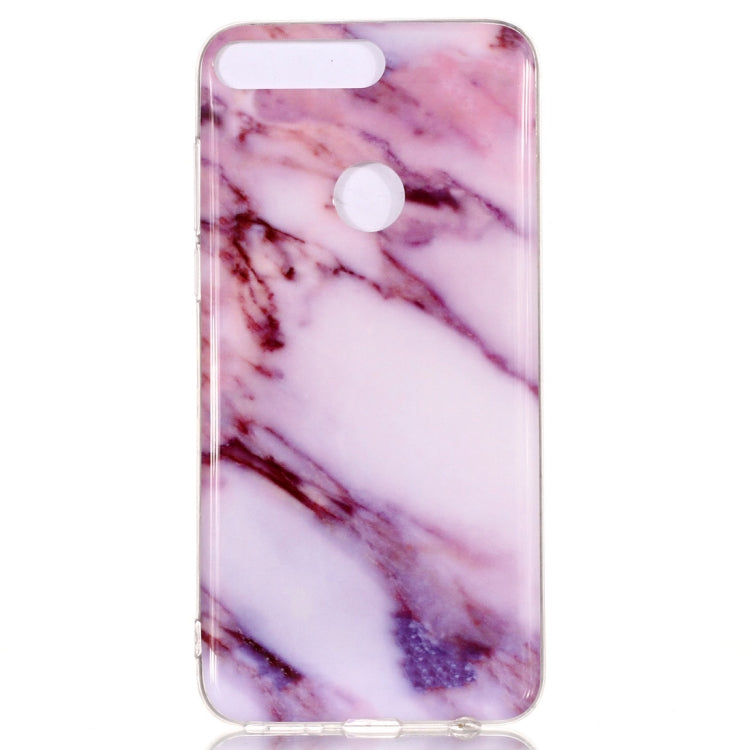 Marble Pattern Soft TPU Case For Huawei Y7 Prime (2018)