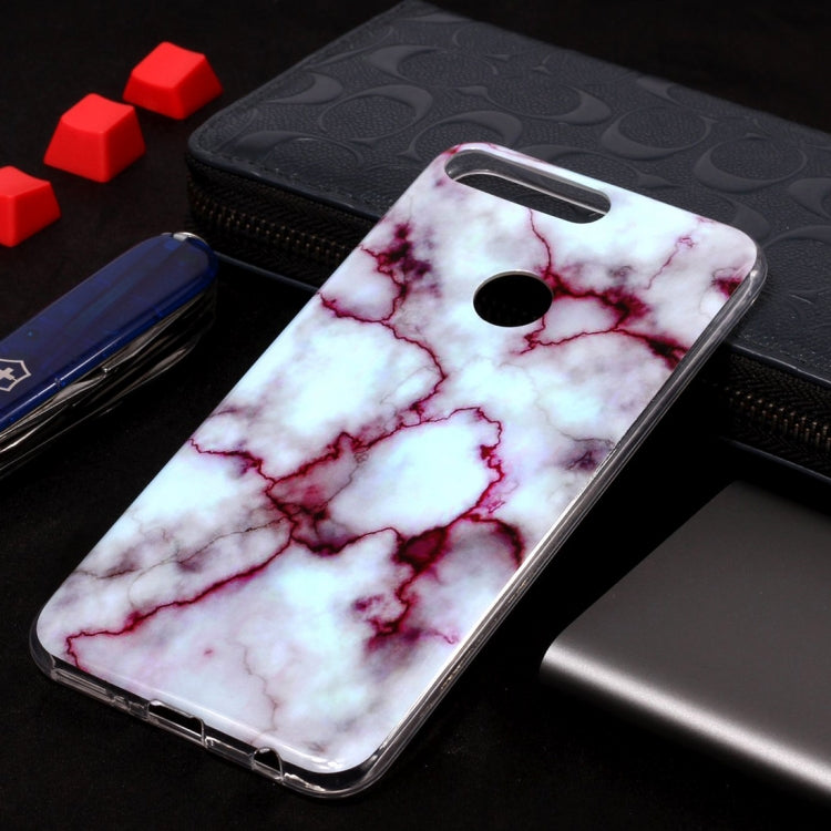 Marble Pattern Soft TPU Case For Huawei Y7 Prime (2018)