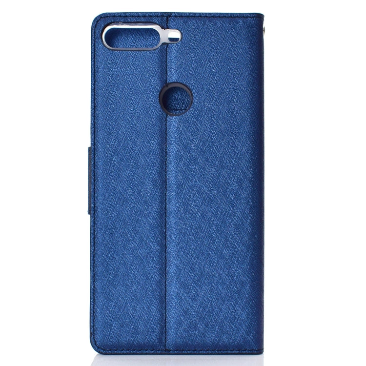 Silk Texture Horizontal Flip Leather Case for Huawei Honor 7A / Y6 Prime (2018) / Y6 Pro (2018), with Holder & Card slots & Wallet & Photo Frame