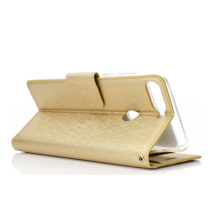 Silk Texture Horizontal Flip Leather Case for Huawei Y7 Prime (2018) / Honor 7C / Enjoy 8, with Holder & Card slots & Wallet & Photo Frame