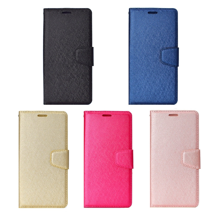 Silk Texture Horizontal Flip Leather Case for Huawei Y7 Prime (2018) / Honor 7C / Enjoy 8, with Holder & Card slots & Wallet & Photo Frame