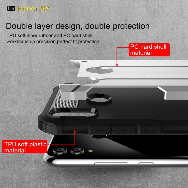 TPU + PC Armor Combination Back Cover Case for Huawei Honor 8X