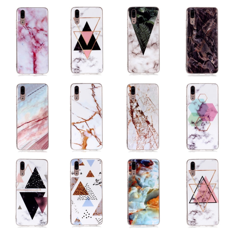 Marble Pattern TPU Soft Protective Case For Huawei P20