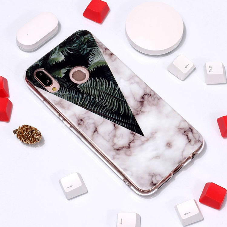 Marble Pattern TPU Soft Protective Case For Huawei P20 Lite / Nova 3e