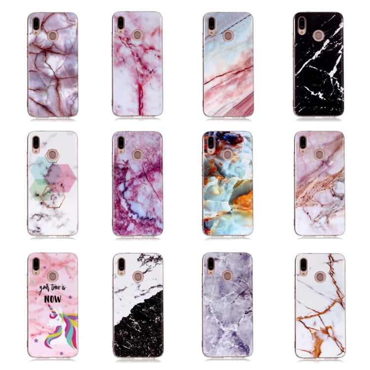 Marble Pattern TPU Soft Protective Case For Huawei P20 Lite / Nova 3e
