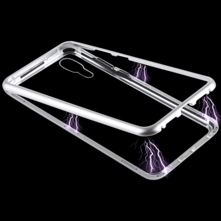 Magnetic Metal Frame Tempered Glass Case for Huawei P20