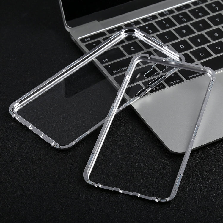 Magnetic Metal Frame Tempered Glass Case for Huawei P20