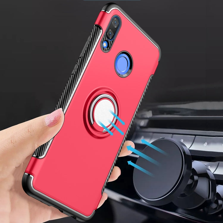 Magnetic 360 Degree Rotation Ring Holder Armor Protective Case for Huawei Nova 3