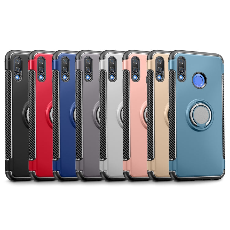 Magnetic 360 Degree Rotation Ring Holder Armor Protective Case for Huawei Nova 3