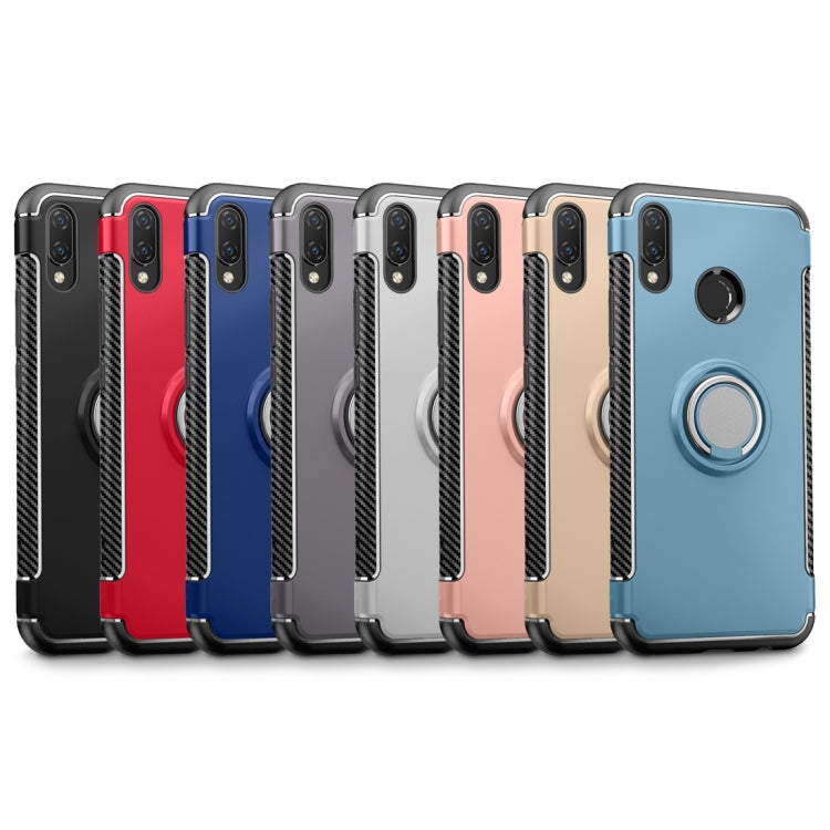 Magnetic 360 Degree Rotation Ring Holder Armor Protective Case for Huawei Nova 3i