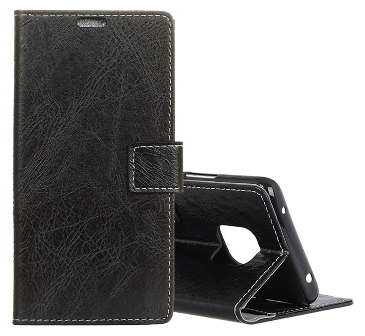 Retro Crazy Horse Texture Horizontal Flip Leather Case for Huawei Mate 20 Pro, with Holder & Card Slots & Wallet & Photo Frame