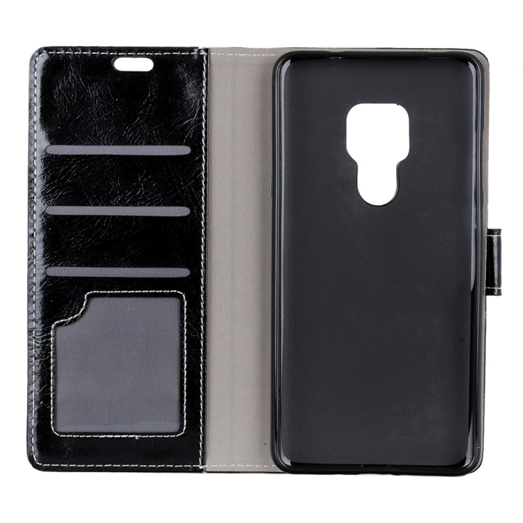 Retro Crazy Horse Texture Horizontal Flip Leather Case for Huawei Mate 20, with Holder & Card Slots & Wallet & Photo Frame