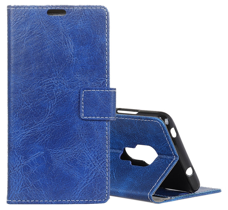 Retro Crazy Horse Texture Horizontal Flip Leather Case for Huawei Mate 20, with Holder & Card Slots & Wallet & Photo Frame