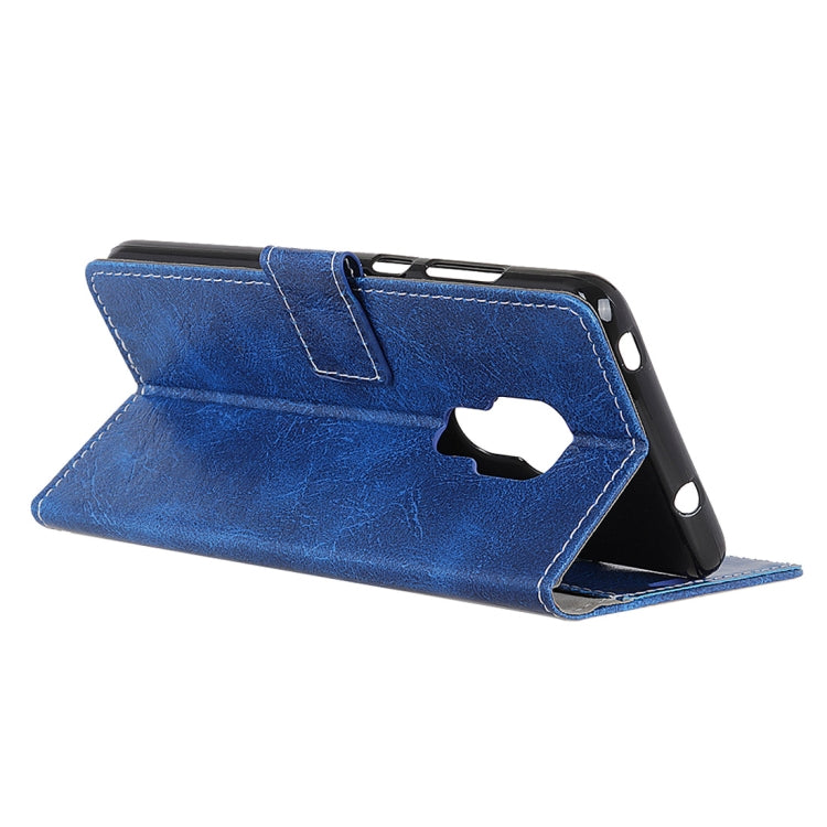 Retro Crazy Horse Texture Horizontal Flip Leather Case for Huawei Mate 20, with Holder & Card Slots & Wallet & Photo Frame