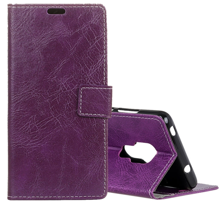 Retro Crazy Horse Texture Horizontal Flip Leather Case for Huawei Mate 20, with Holder & Card Slots & Wallet & Photo Frame