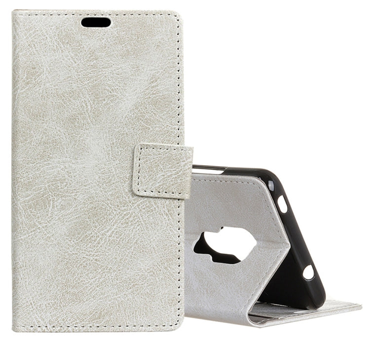 Retro Crazy Horse Texture Horizontal Flip Leather Case for Huawei Mate 20, with Holder & Card Slots & Wallet & Photo Frame