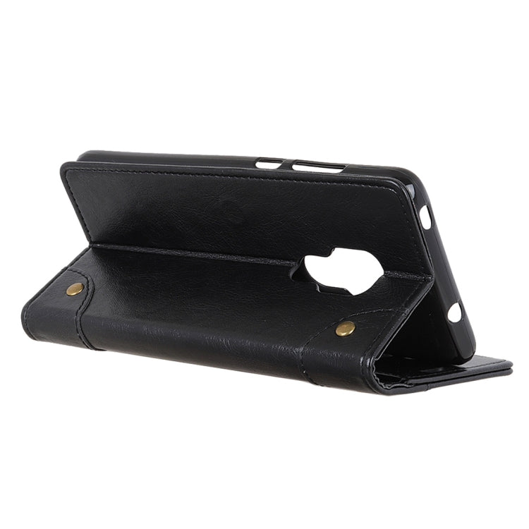 Copper Buckle Nappa Texture Horizontal Flip Leather Case for Huawei Mate 20, with Holder & Card Slots & Wallet