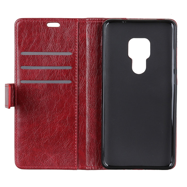 Copper Buckle Nappa Texture Horizontal Flip Leather Case for Huawei Mate 20, with Holder & Card Slots & Wallet