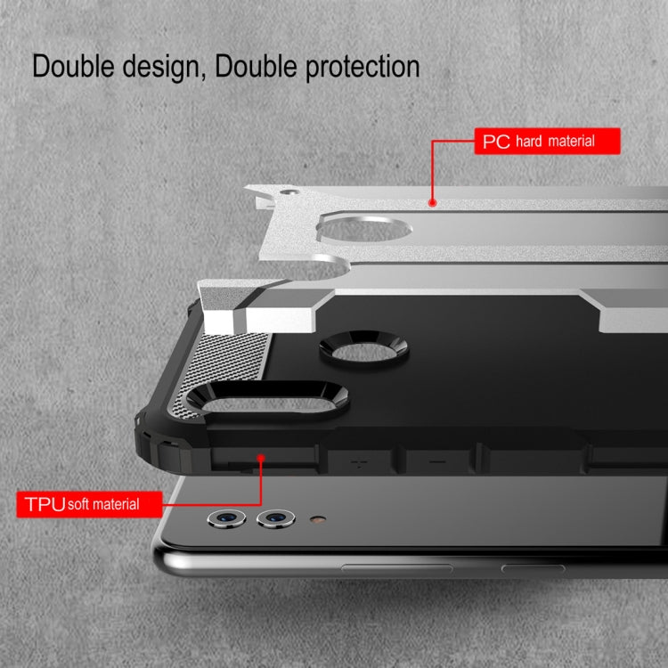 Diamond Armor PC + TPU Heat Dissipation Protective Case for Huawei Honor Note 10
