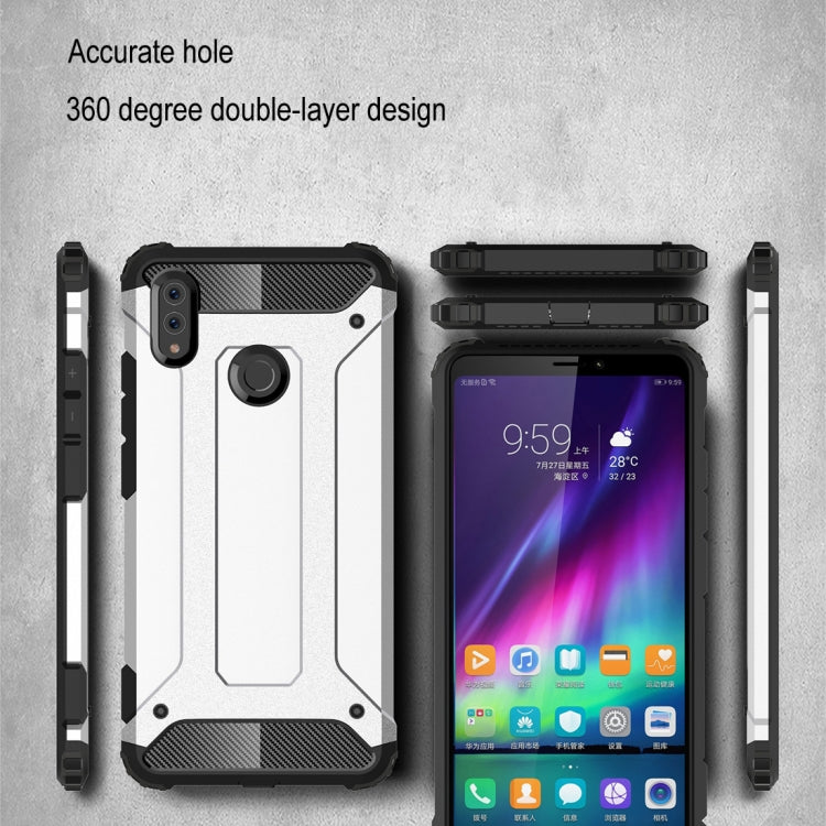 Diamond Armor PC + TPU Heat Dissipation Protective Case for Huawei Honor Note 10