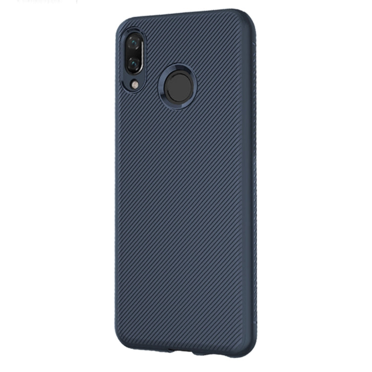 lenuo Leshen Series Stripe Texture TPU Case for Huawei Honor 8X(Blue)