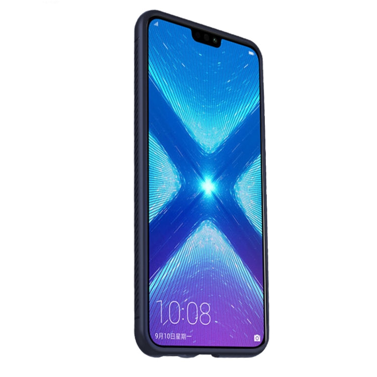 lenuo Leshen Series Stripe Texture TPU Case for Huawei Honor 8X(Blue)