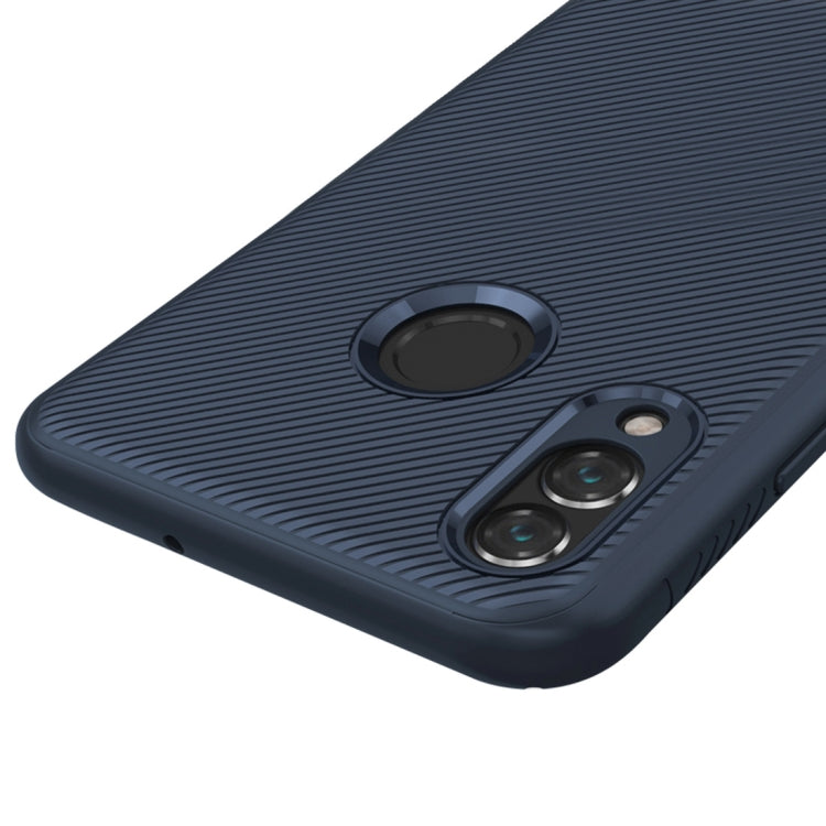 lenuo Leshen Series Stripe Texture TPU Case for Huawei Honor 8X(Blue)