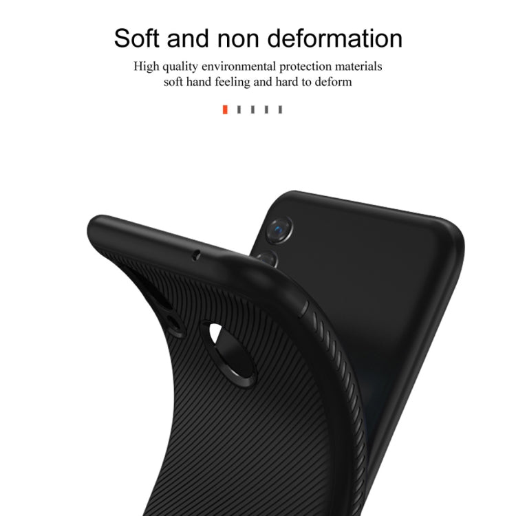 lenuo Leshen Series Stripe Texture TPU Case for Huawei Honor 8X(Blue)