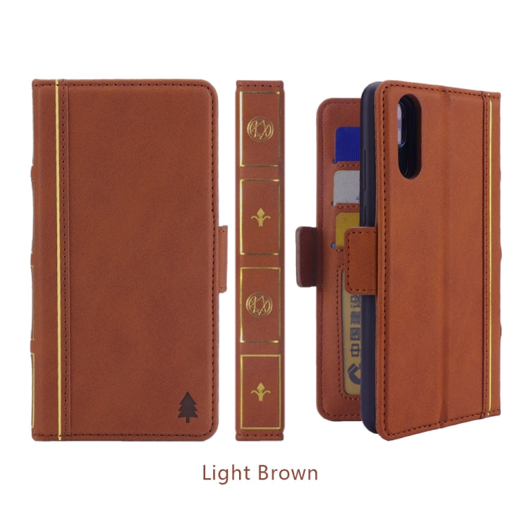 Bible Style Business Horizontal Flip Leather Case for Huawei P20, with Card Slots & Photo Frame & Holder & Wallet