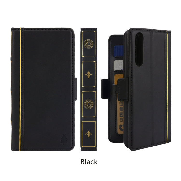 Bible Style Business Horizontal Flip Leather Case for Huawei P20 Pro, with Card Slots & Photo Frame & Holder & Wallet