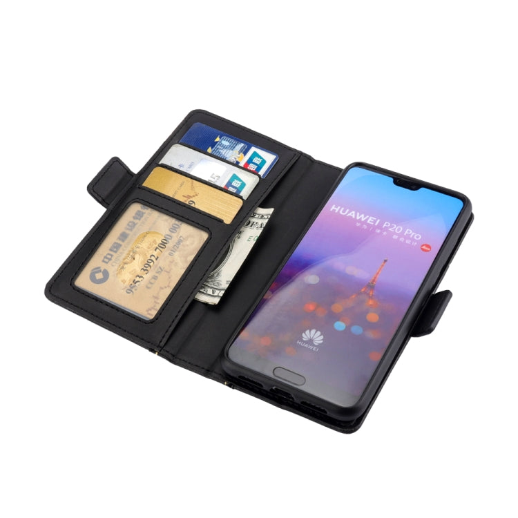 Bible Style Business Horizontal Flip Leather Case for Huawei P20 Pro, with Card Slots & Photo Frame & Holder & Wallet