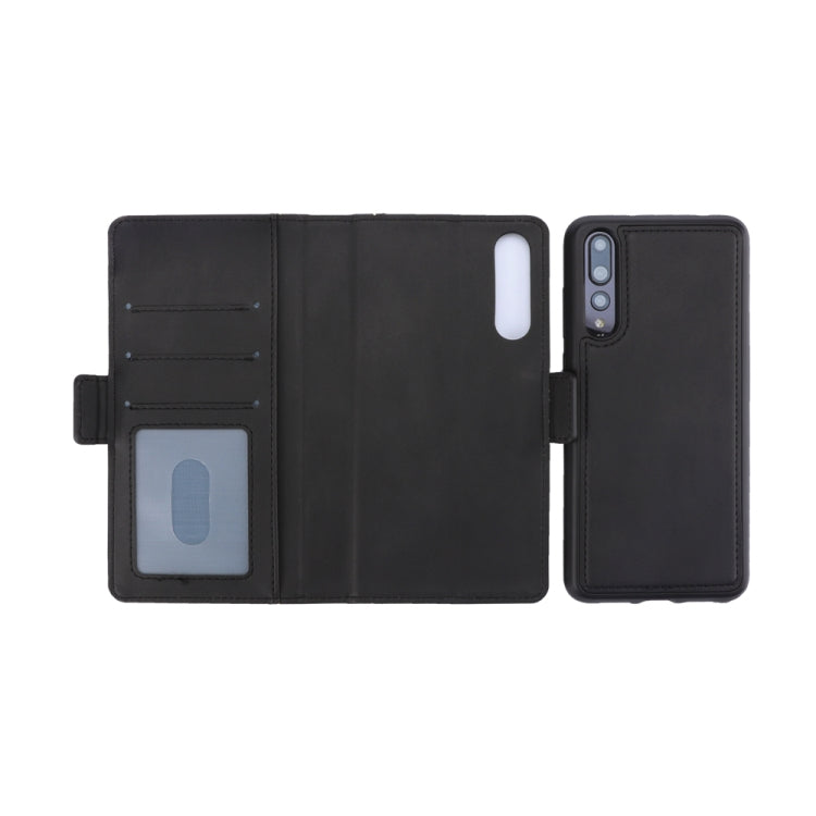 Bible Style Business Horizontal Flip Leather Case for Huawei P20 Pro, with Card Slots & Photo Frame & Holder & Wallet