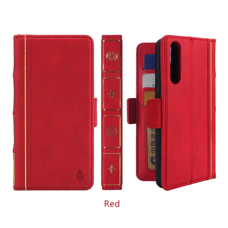 Bible Style Business Horizontal Flip Leather Case for Huawei P20 Pro, with Card Slots & Photo Frame & Holder & Wallet