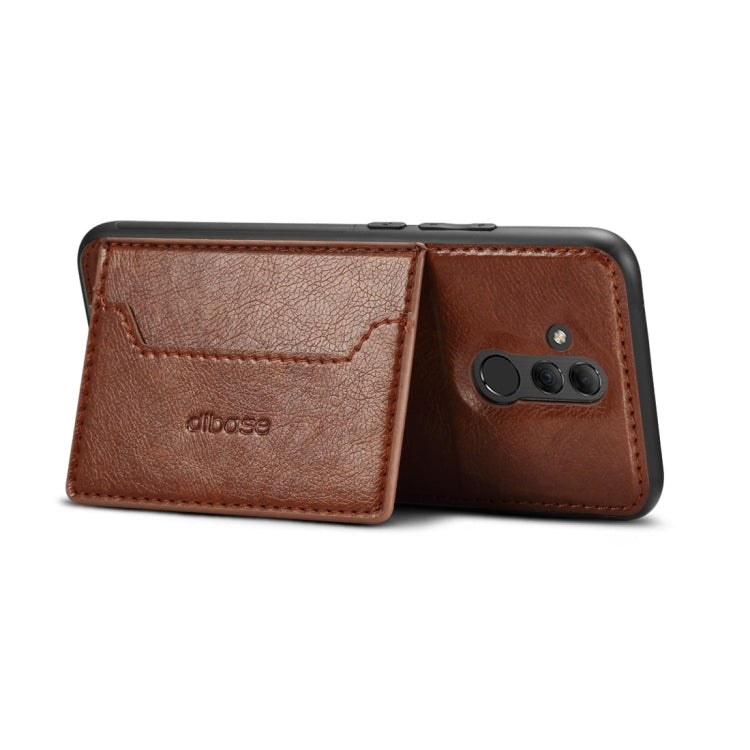 Dibase TPU + PC + PU Crazy Horse Texture Protective Case for Huawei Mate 20 Lite / Maimang 7, with Holder & Card Slots