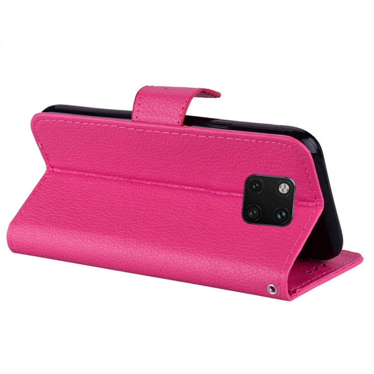 Litchi Texture Horizontal Flip Leather Case for Huawei Mate 20 Pro , with Holder & Card Slots & Wallet & Lanyard