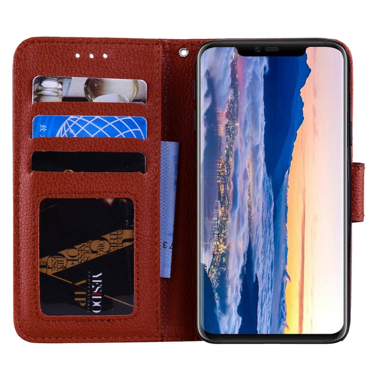 Litchi Texture Horizontal Flip Leather Case for Huawei Mate 20 Pro , with Holder & Card Slots & Wallet & Lanyard