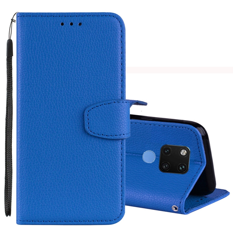 Litchi Texture Horizontal Flip Leather Case for Huawei Mate 20 , with Holder & Card Slots & Wallet & Lanyard