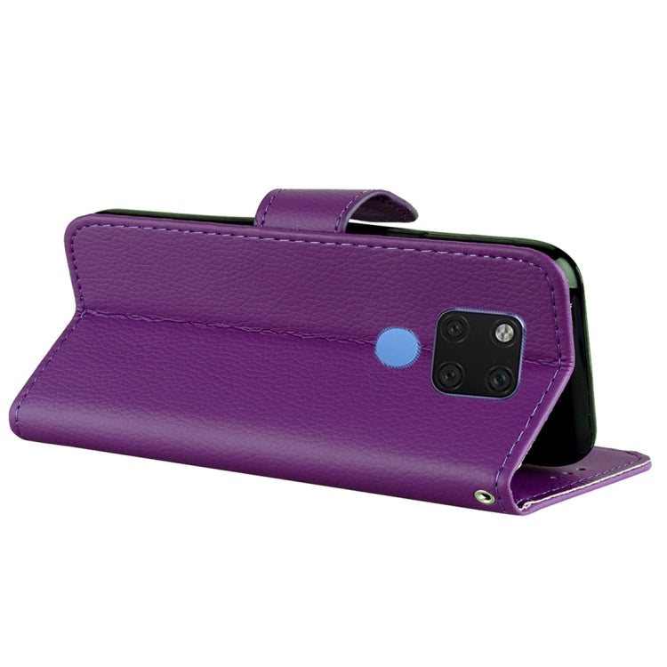 Litchi Texture Horizontal Flip Leather Case for Huawei Mate 20 , with Holder & Card Slots & Wallet & Lanyard