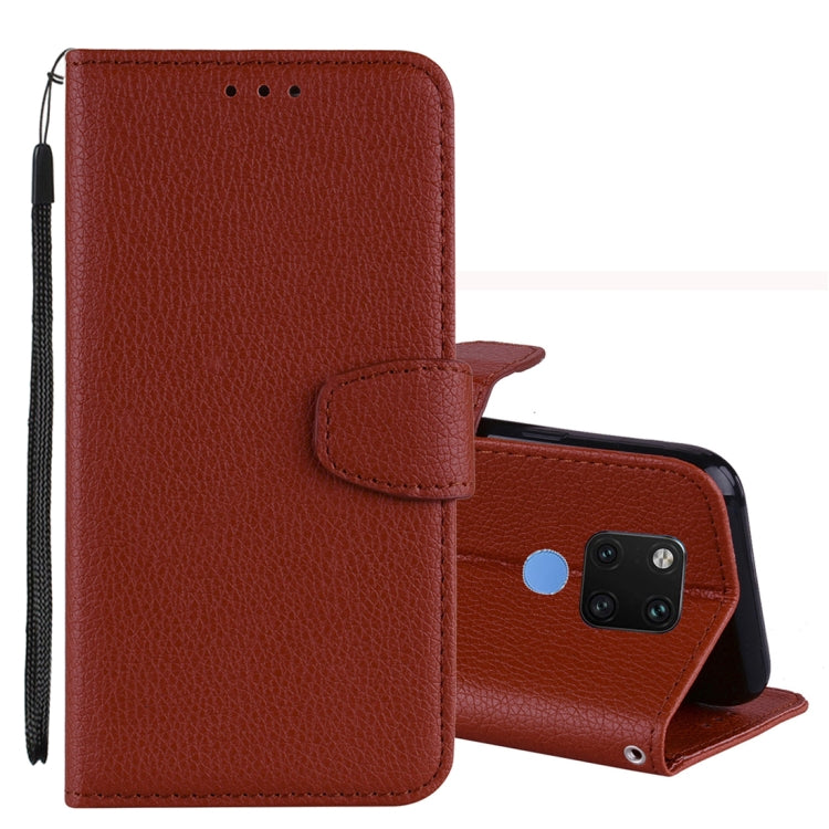 Litchi Texture Horizontal Flip Leather Case for Huawei Mate 20 , with Holder & Card Slots & Wallet & Lanyard