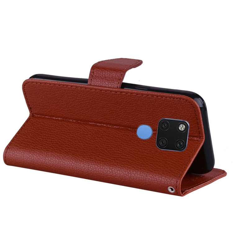 Litchi Texture Horizontal Flip Leather Case for Huawei Mate 20 , with Holder & Card Slots & Wallet & Lanyard