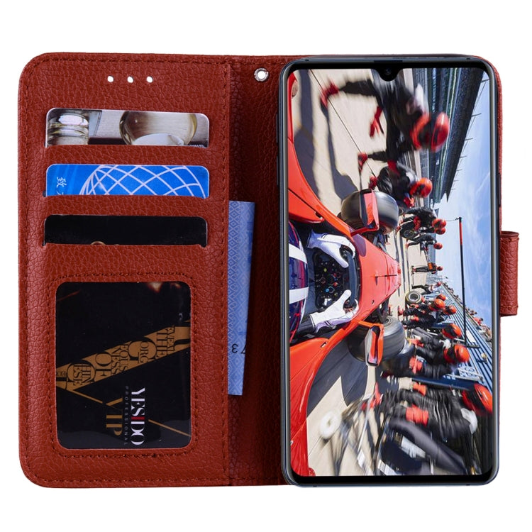 Litchi Texture Horizontal Flip Leather Case for Huawei Mate 20 , with Holder & Card Slots & Wallet & Lanyard