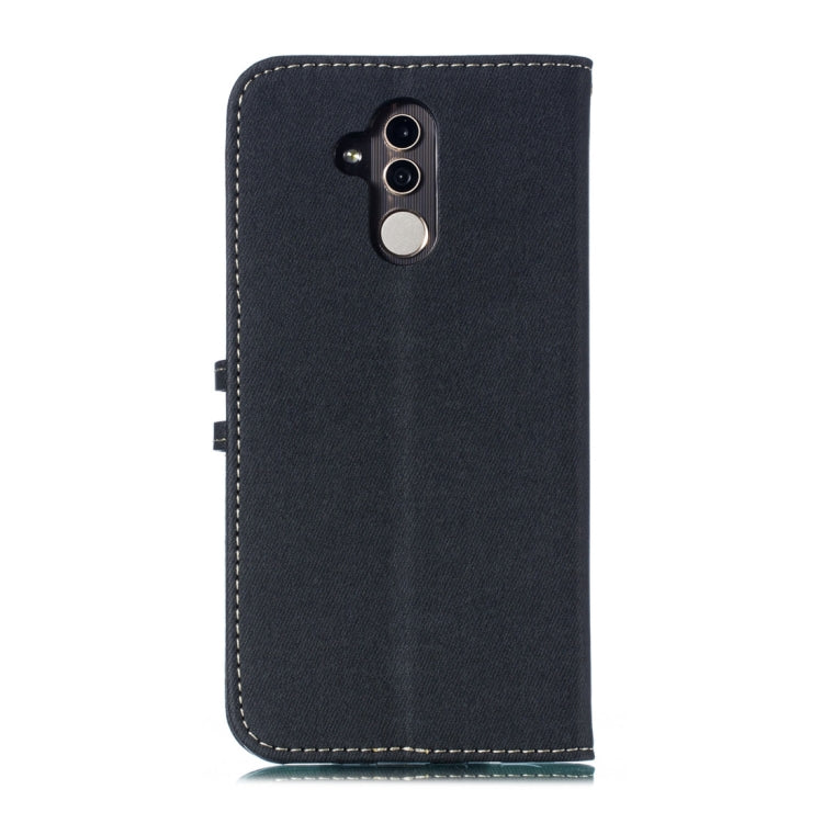 Splicing Embossed Male Style Horizontal Flip Leather Case for Huawei Mate 20 Lite/ Maimang 7, with Holder & Card Slots & Wallet & Lanyard