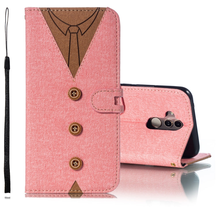 Splicing Embossed Male Style Horizontal Flip Leather Case for Huawei Mate 20 Lite/ Maimang 7, with Holder & Card Slots & Wallet & Lanyard