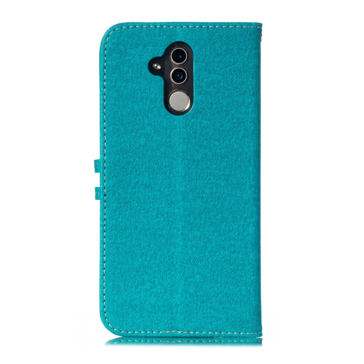 Splicing Embossed Male Style Horizontal Flip Leather Case for Huawei Mate 20 Lite/ Maimang 7, with Holder & Card Slots & Wallet & Lanyard