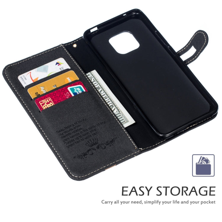 Splicing Embossed Male Style Horizontal Flip Leather Case for Huawei Mate 20 Pro, with Holder & Card Slots & Wallet & Lanyard